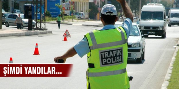 Trafik ihlali yapanlar şimdi yandı!