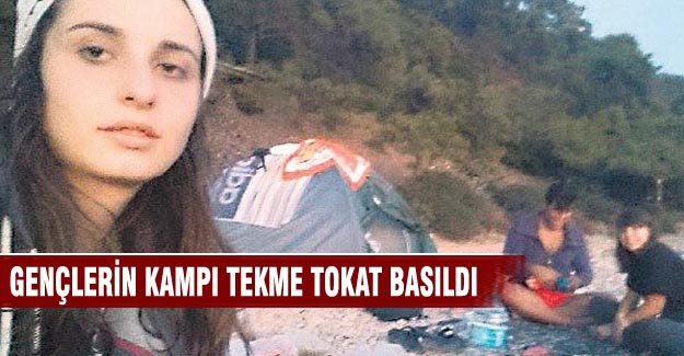Gençlerin kampını bıçak ve sopalarla bastılar