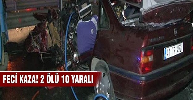 Yolcu minibüsü ile otomobil ile kafa kafaya çarpıştı!