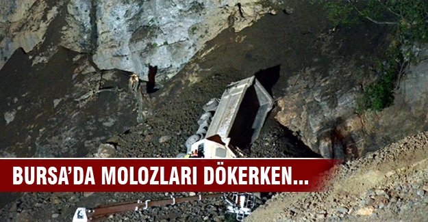 Bursa'da molozları dökmek isterken canından oldu