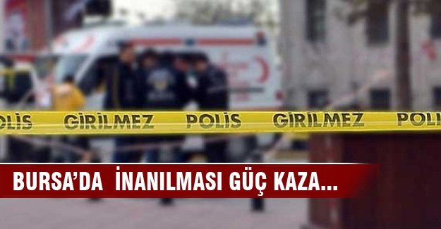 Bursa'da park halinde ki araç eşinin canını aldı!