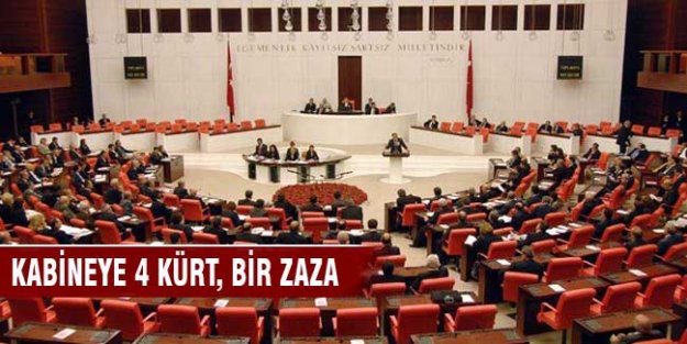 Davutoğlu'nun kabinesinde 4 Kürt 1 Zaza