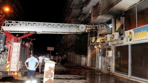 Batman'da televizyon kanalında yangın