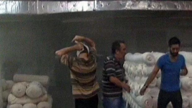 Tekstilkent'de büyük yangın