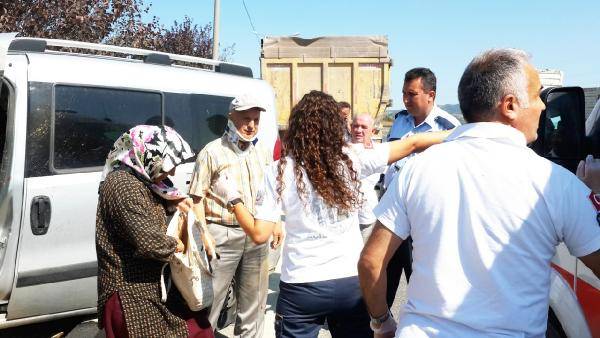 Bursa'da cenazeye giderken kaza yaptılar