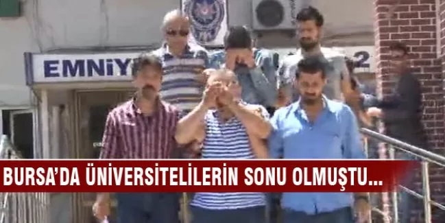 Bursa'da üniversitelilerin ölüm davası görülmeye başladı