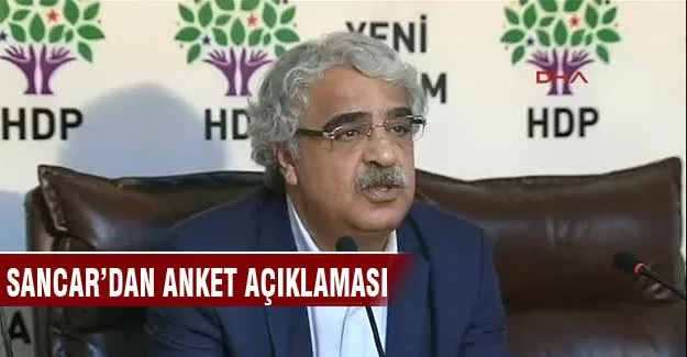 Mithat Sancar: 1 kasımda oylar düşmeyecek
