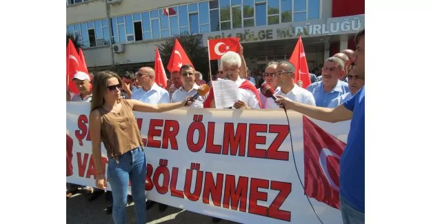 Bursa'da sendikalar birleşti: Teröre karşı birleşin!