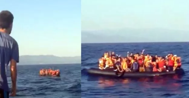 Göçmenler yine yürekleri ağızlara getirdi