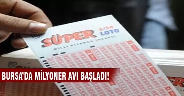 Bursa milyoner avına çıktı