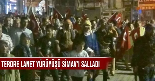 Simav'dan büyük protesto