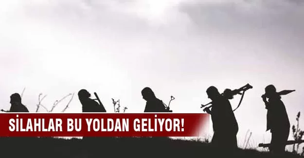 Silahlar bu koridordan geliyor!