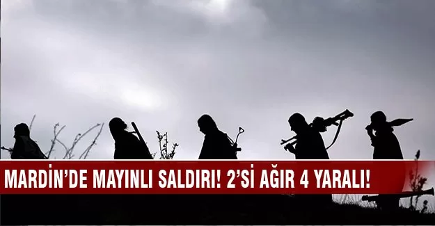 Mardin'de polise mayınlı saldırı!