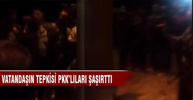 PKK'lılar yol kesmişti
