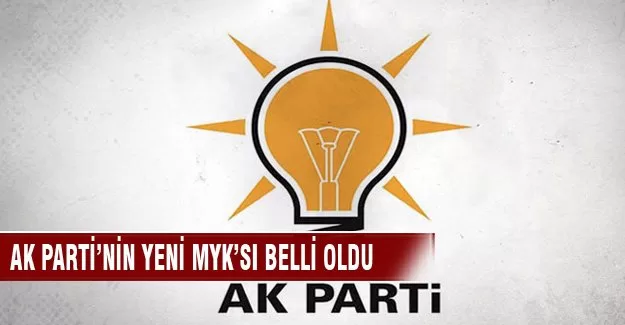 AK Parti'de 50 kişilik MKYK listesi belli oldu