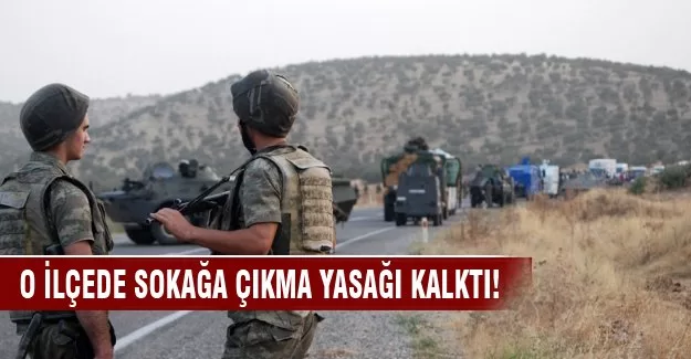 Cizre’de sokağa çıkma yasağı kalktı