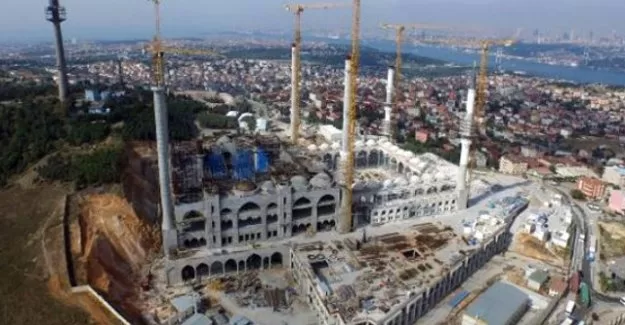 Çamlıca'da dev kubbenin yapımına başlandı