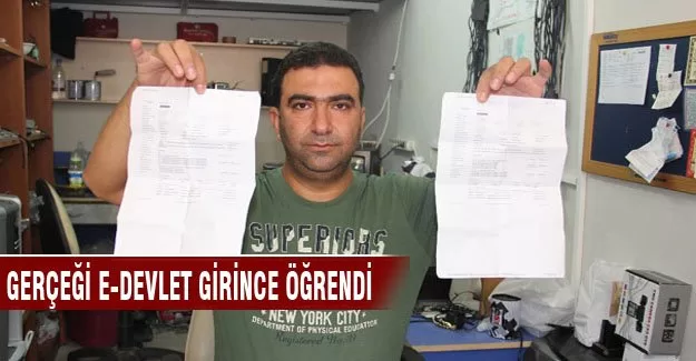 Gerçeği e-devlet girince öğrendi