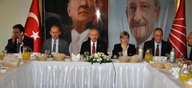 Kılıçdaroğlu iş adamlarıyla görüştü