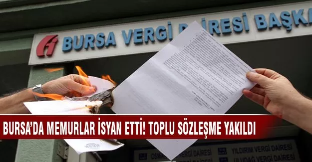 Bursa'da memurlar isyan etti!