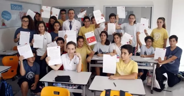 Öğrencilerden askerlere duygu dolu mektuplar