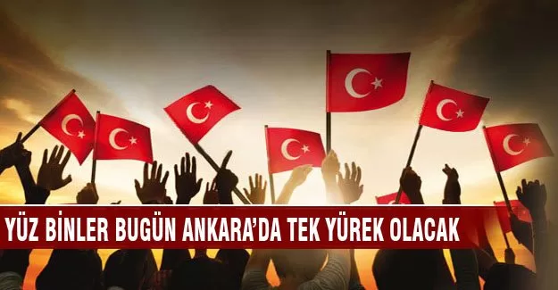 Teröre karşı yürüyoruz
