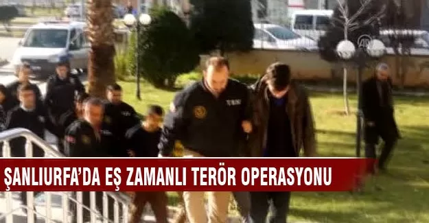 Şanlıurfa'da terör operasyonu