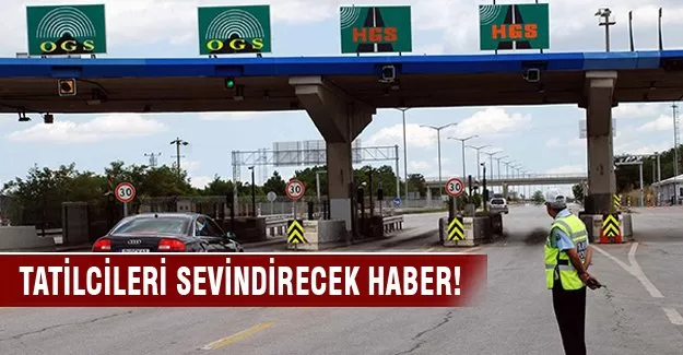 Bayram boyunca köprü ve yollar ücretsiz