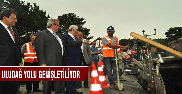 Uludağ yolu genişletiliyor