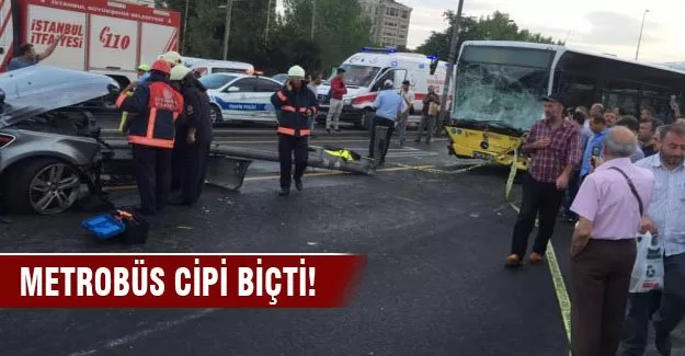 Metrobüs cipi biçti!
