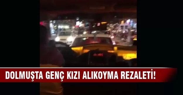 Dolmuş şoförü önce kapıları kilitledi!