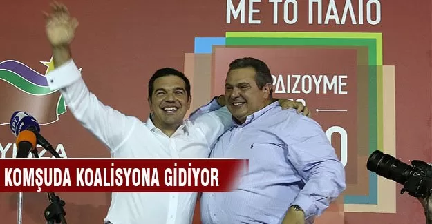 Komşuda koalisyona gidiyor