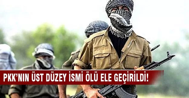 PKK'nın üst düzey ismi ölü ele geçirildi
