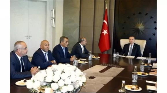 Cumhurbaşkanı Erdoğan Arap vekillerle görüştü