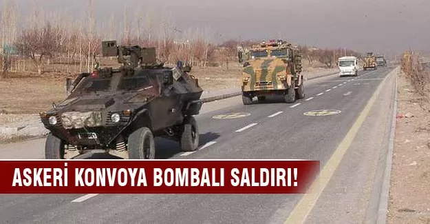 Van'da askeri konvoya bombalı saldırı: 13 asker yaralandı