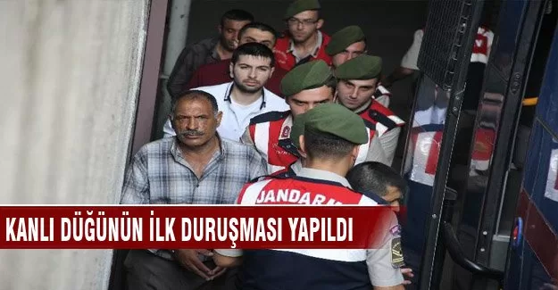 Bursa'da kanlı düğünün ilk duruşması yapıldı