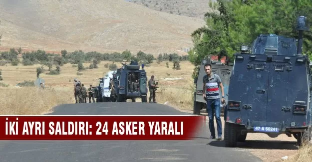 Van'daki saldırıda 24 asker yaralandı