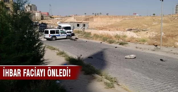 İhbar faciayı önledi