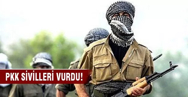 PKK sivilleri vurdu: 1 ölü, 1 yaralı