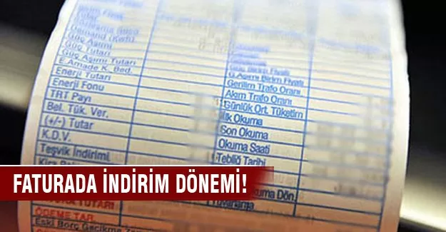 Elektrik direğine reklam, faturada indirim dönemi