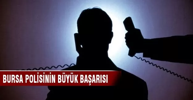 Bursa polisi 1 yılda 3 milyonluk vurgunu önledi