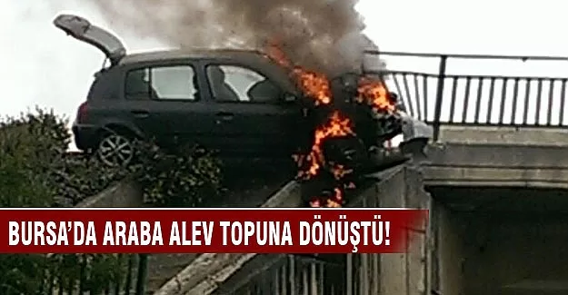 Bursa'da canlarını zor kurtardılar!