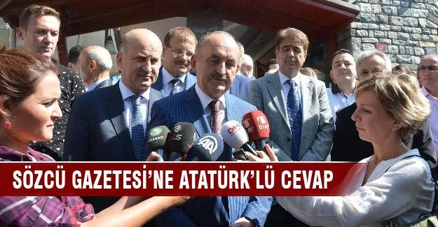 Sözcü Gazetesine Atatürk’lü cevap