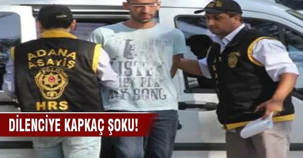 Dilenciye kapkaç şoku!