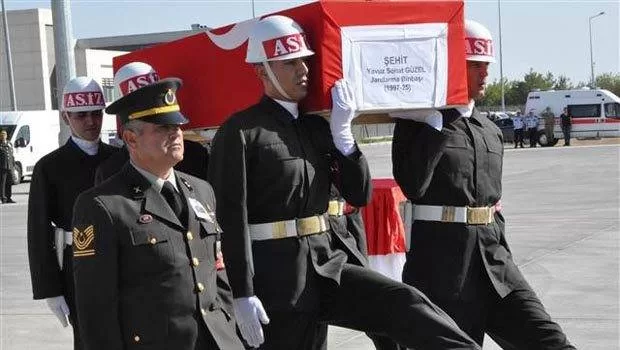 Şehit Binbaşı Yavuz Sonat Güzel’e uğurlama töreni