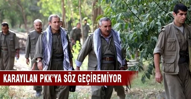 PKK'dan Karayılan'a tepki!