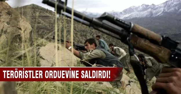 PKK'lı teröristler orduevine saldırdı!
