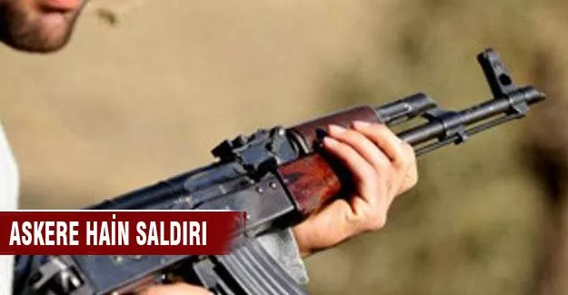 İnşaattan askere ateş açıldı