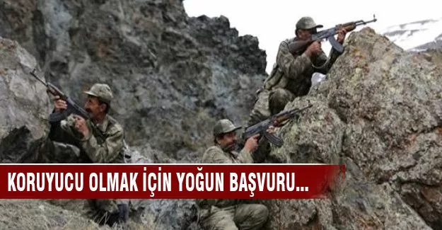Korucu olmak için 20 bin kişi başvurdu