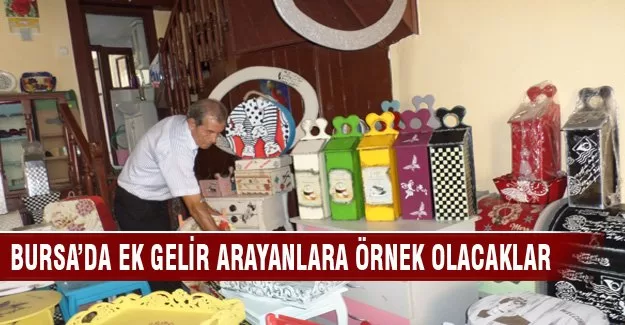 Bursa'da evlerinde ek gelir kapısı açtılar